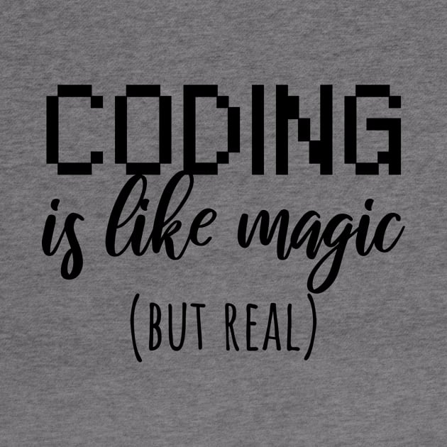 Coding is like magic but real by maxcode